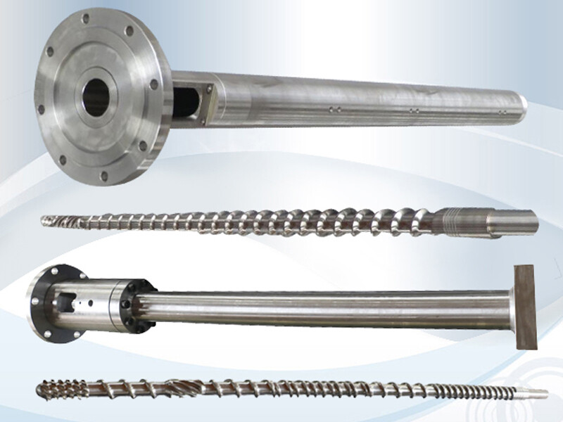 Smooth-barrel extruder