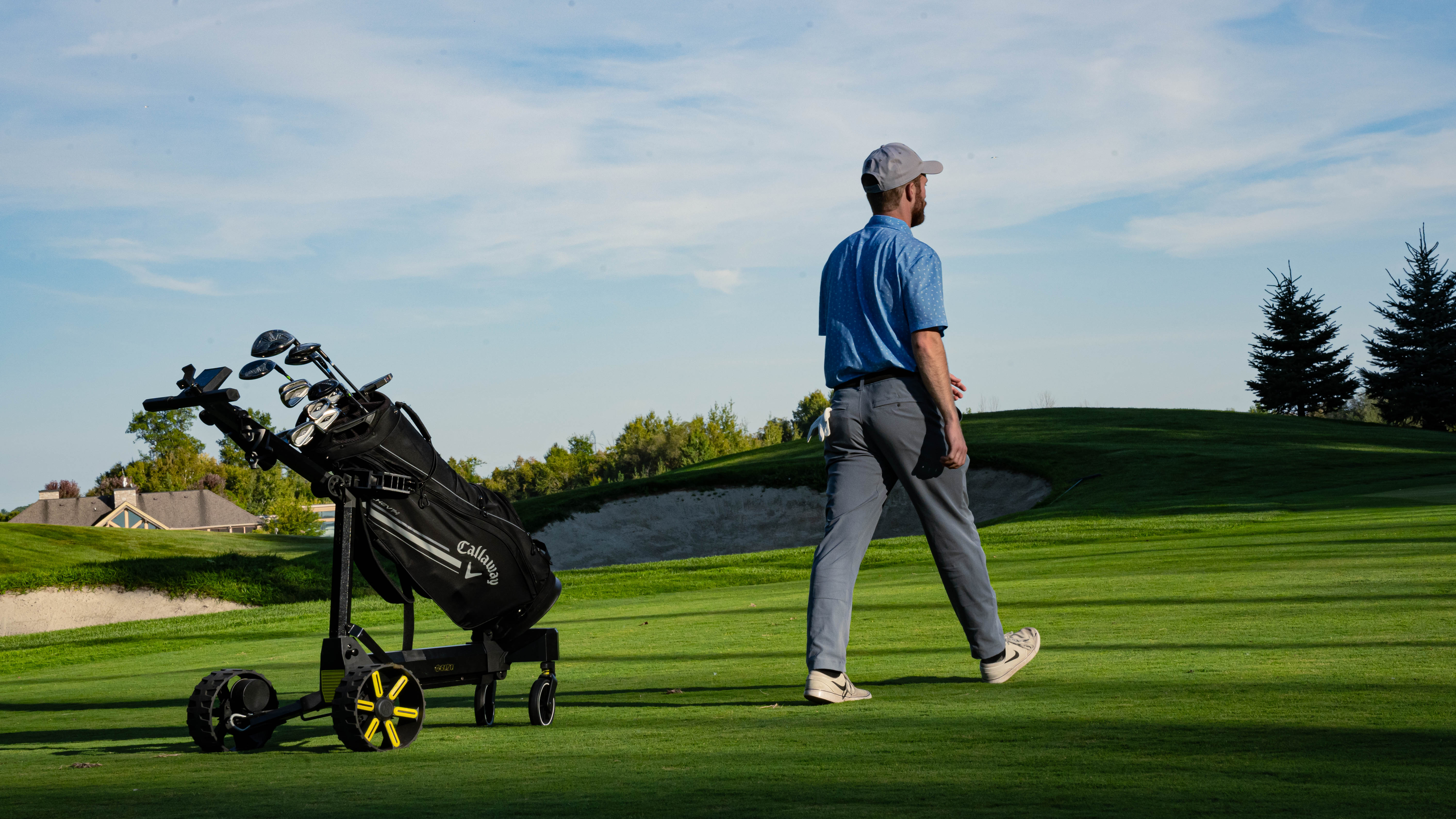 Golf Cart Follow-Me System | Smart Follow Scenarios | UWB Radar Tracking | Zhitu Intelligence