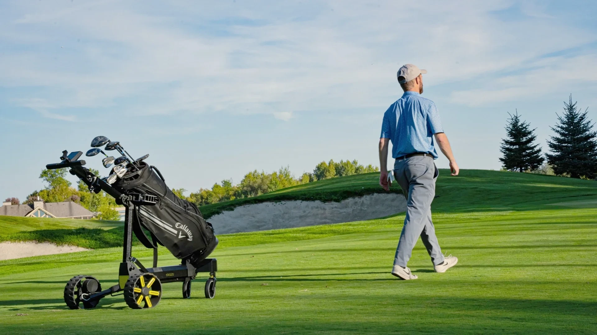 Smart Follow System Application Scenarios | Golf Cart Auto-Follow | UWB Radar Follow System | Zhitu Intelligence