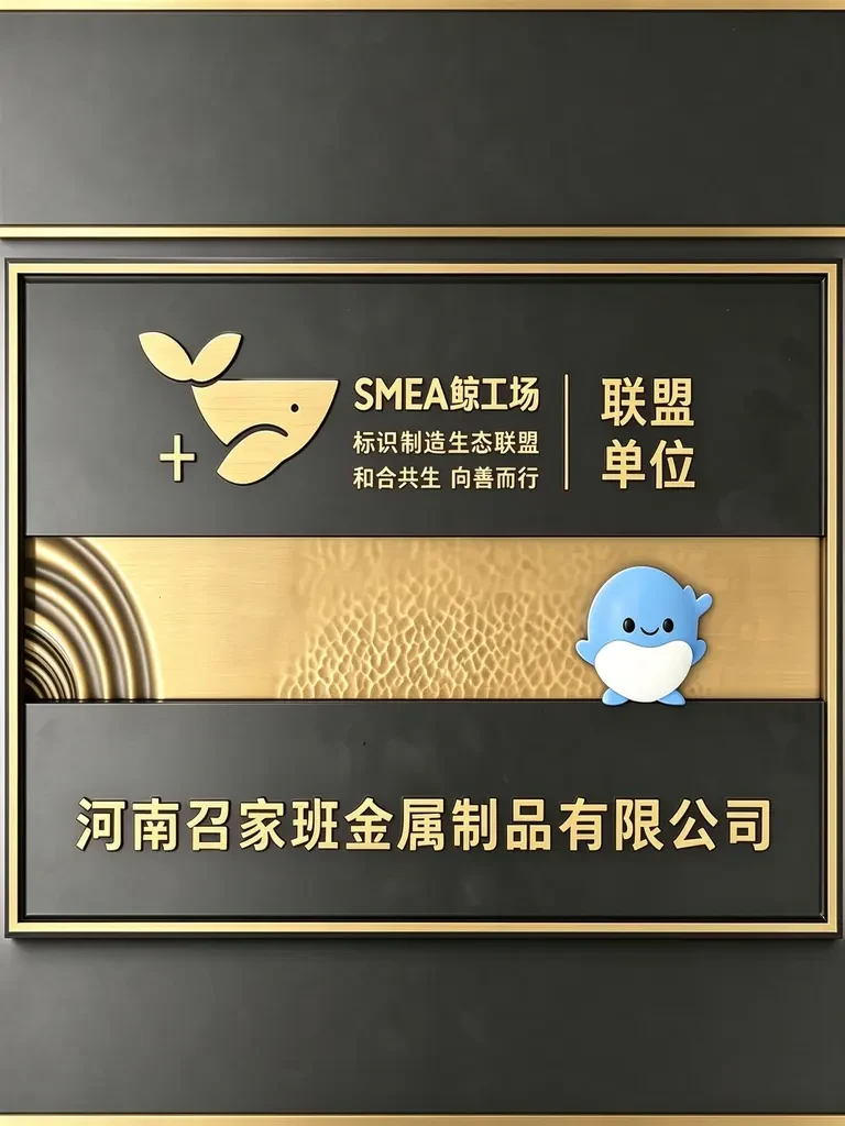 召家班金属制品有限公司 质量认证证书