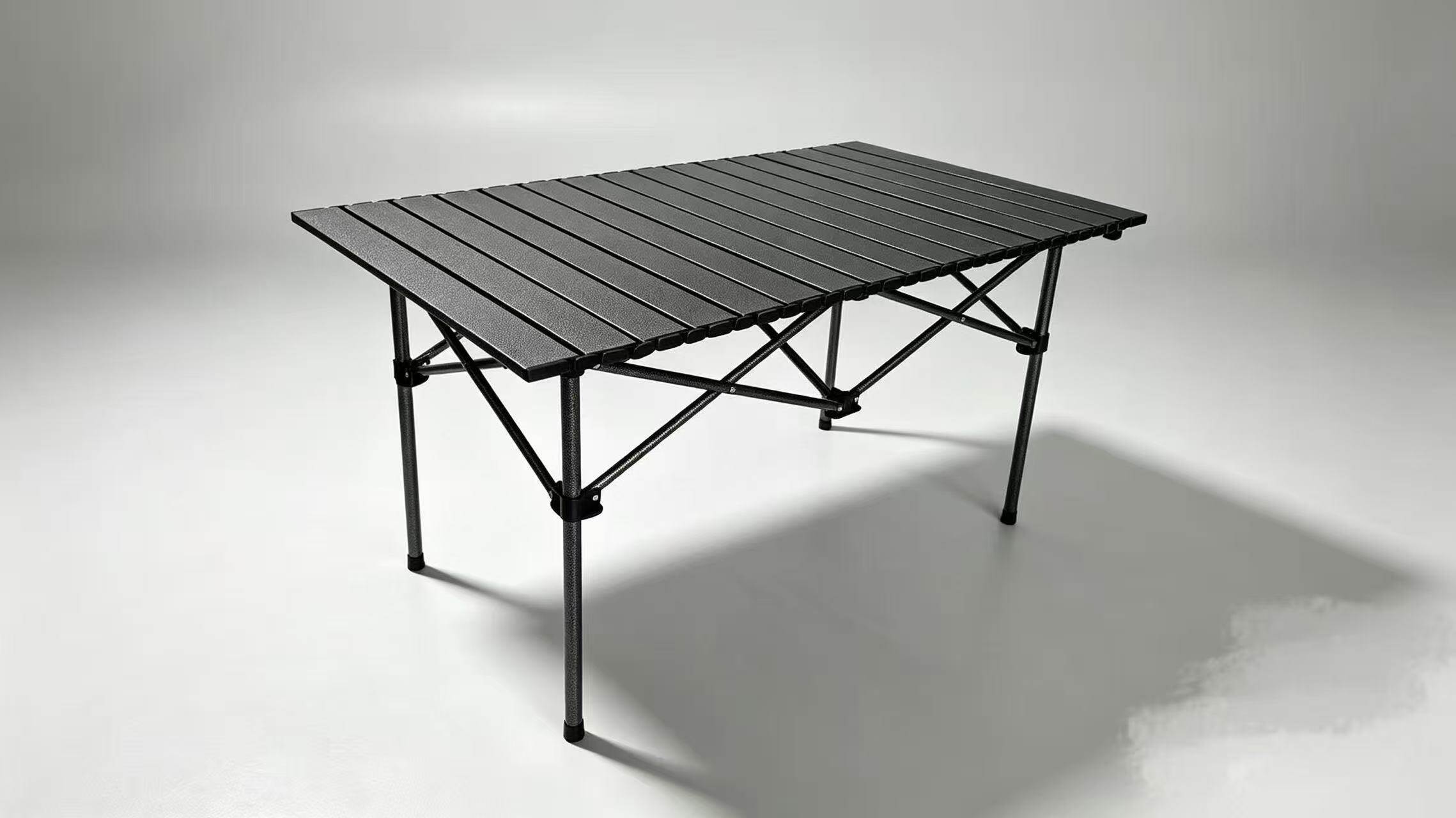 Silver 95×55×50cm Folding Table