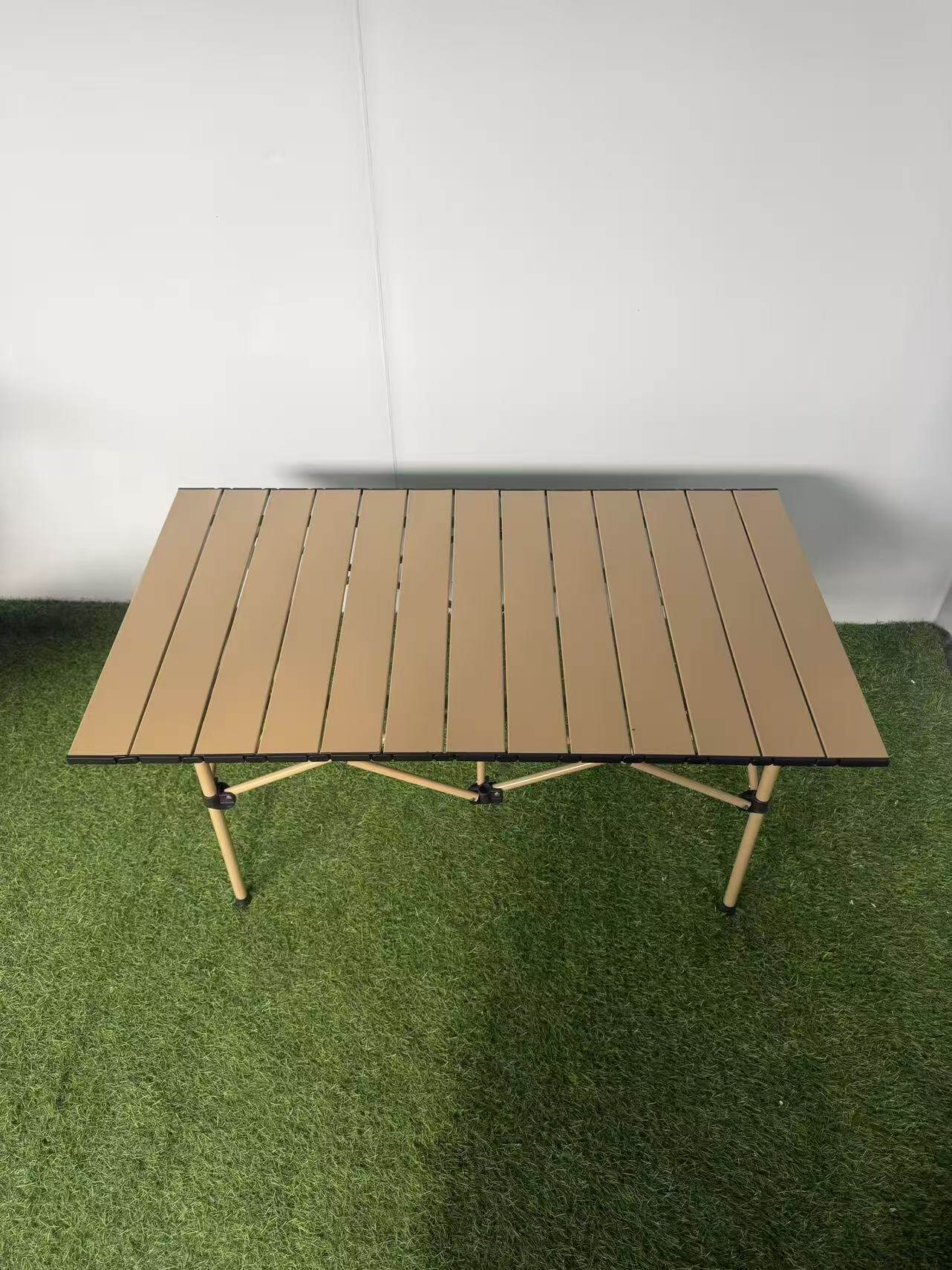 Introducing Our Premium Khaki Aluminum Folding Table