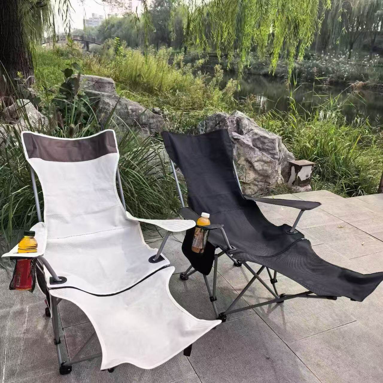 4-Level Adjustable Leg Rest Armchair