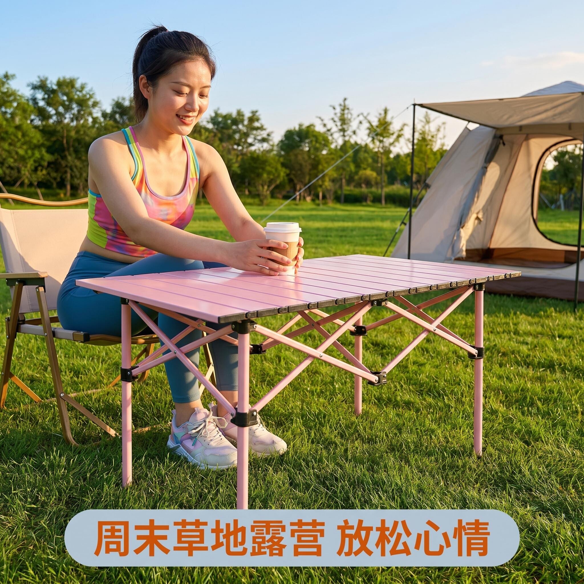 120cm Outdoor Folding Table