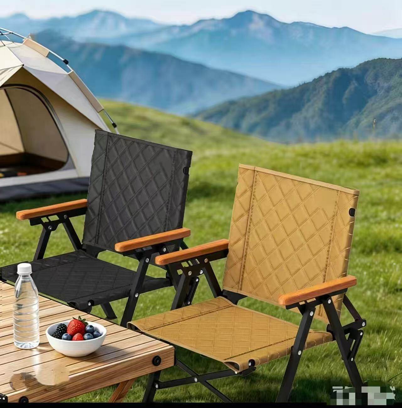Cushioned Compact-Fold Kermit Chair