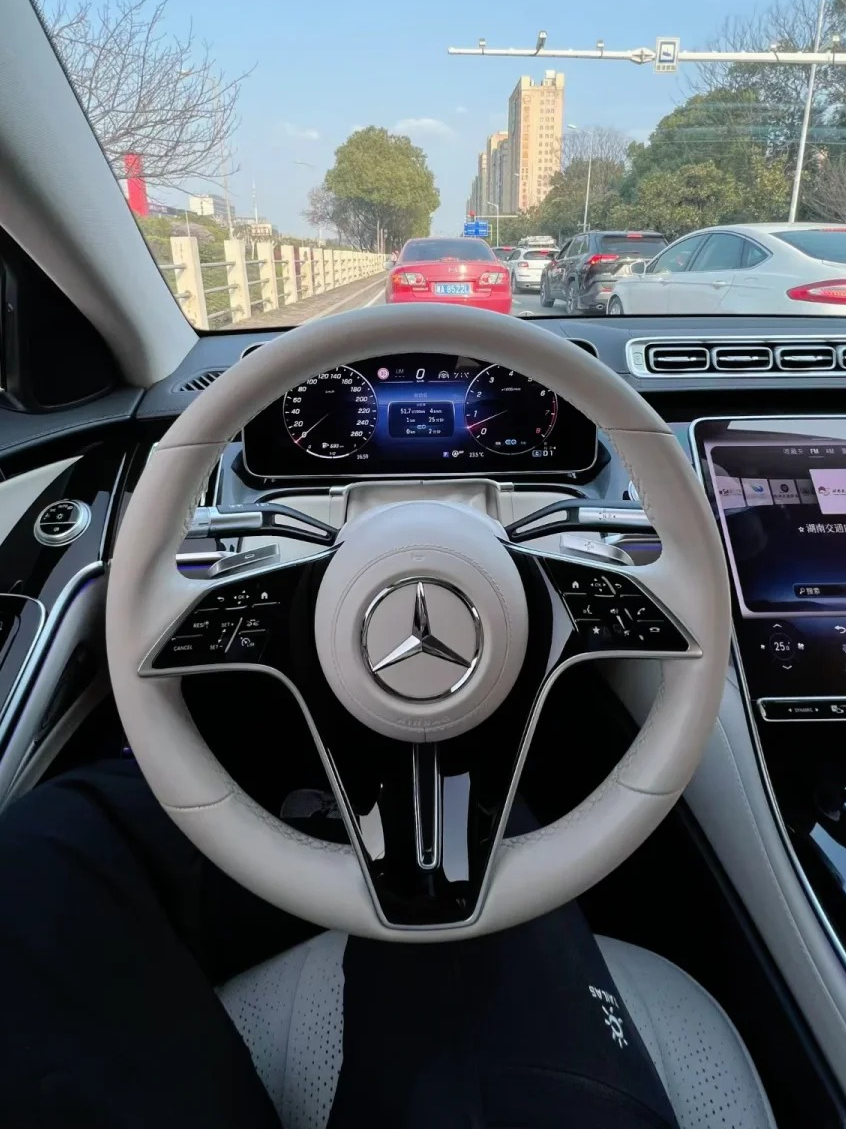 W223 S-Class custom steering wheel