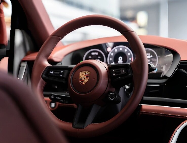 911 Turbo custom steering wheel