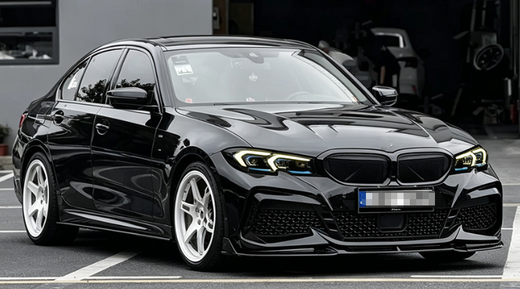BMW 3 Series G20 custom LED headlight upgrade by YUNZ AUTO
