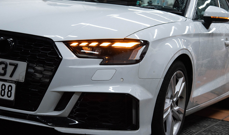 Audi A3 8V custom LED headlight upgrade by YUNZ AUTO
