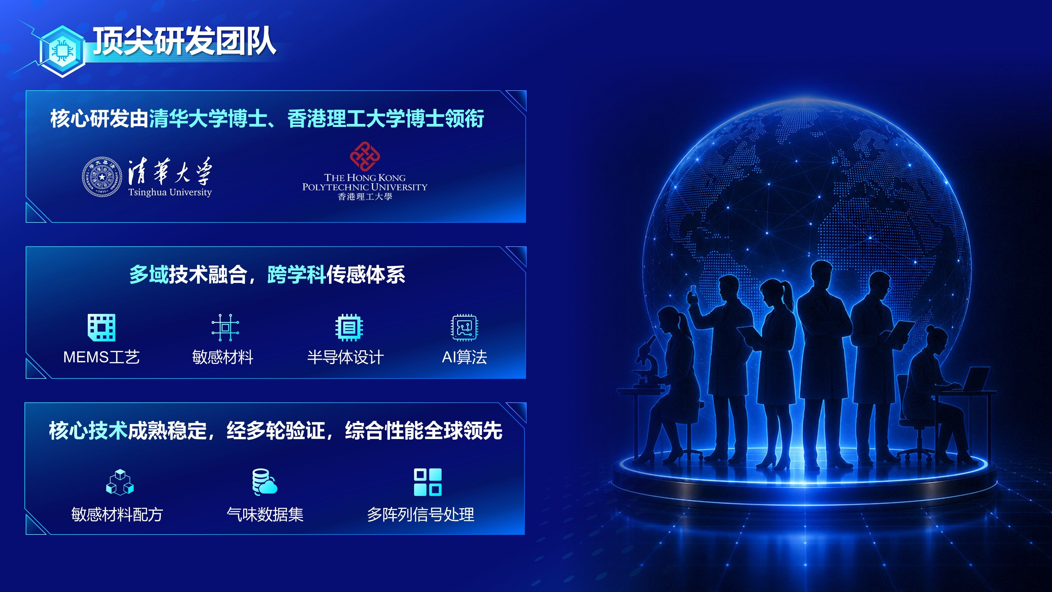 清瓷芯传感科技研发团队:半导体洁净室研发场景
