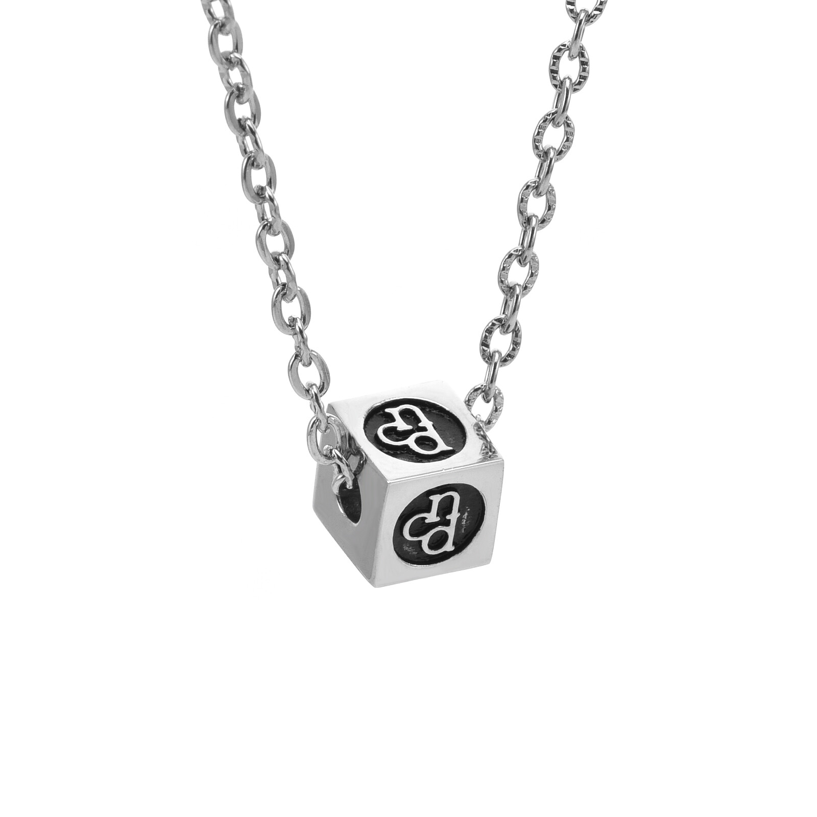 Dice Cube Pendant Necklace