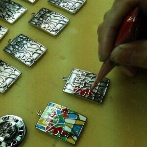 Enamel on