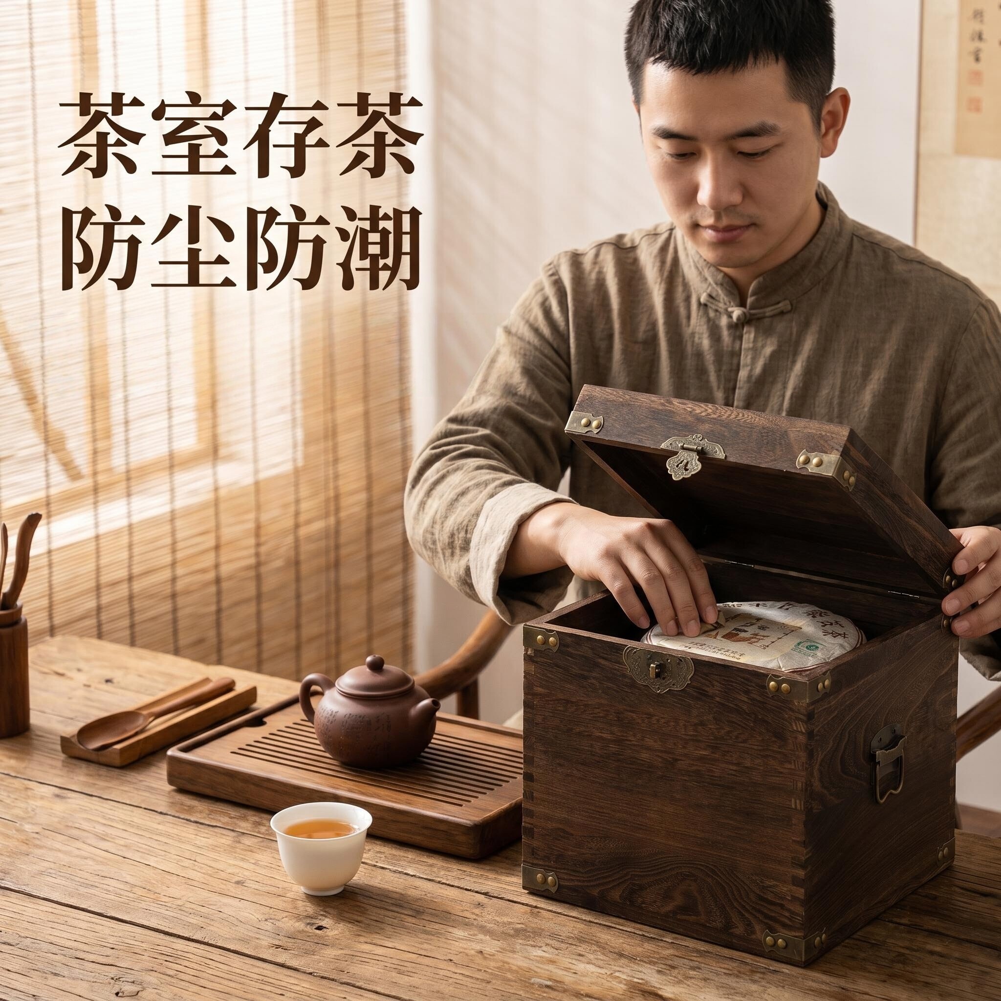 典雅方形木箱 - 图5