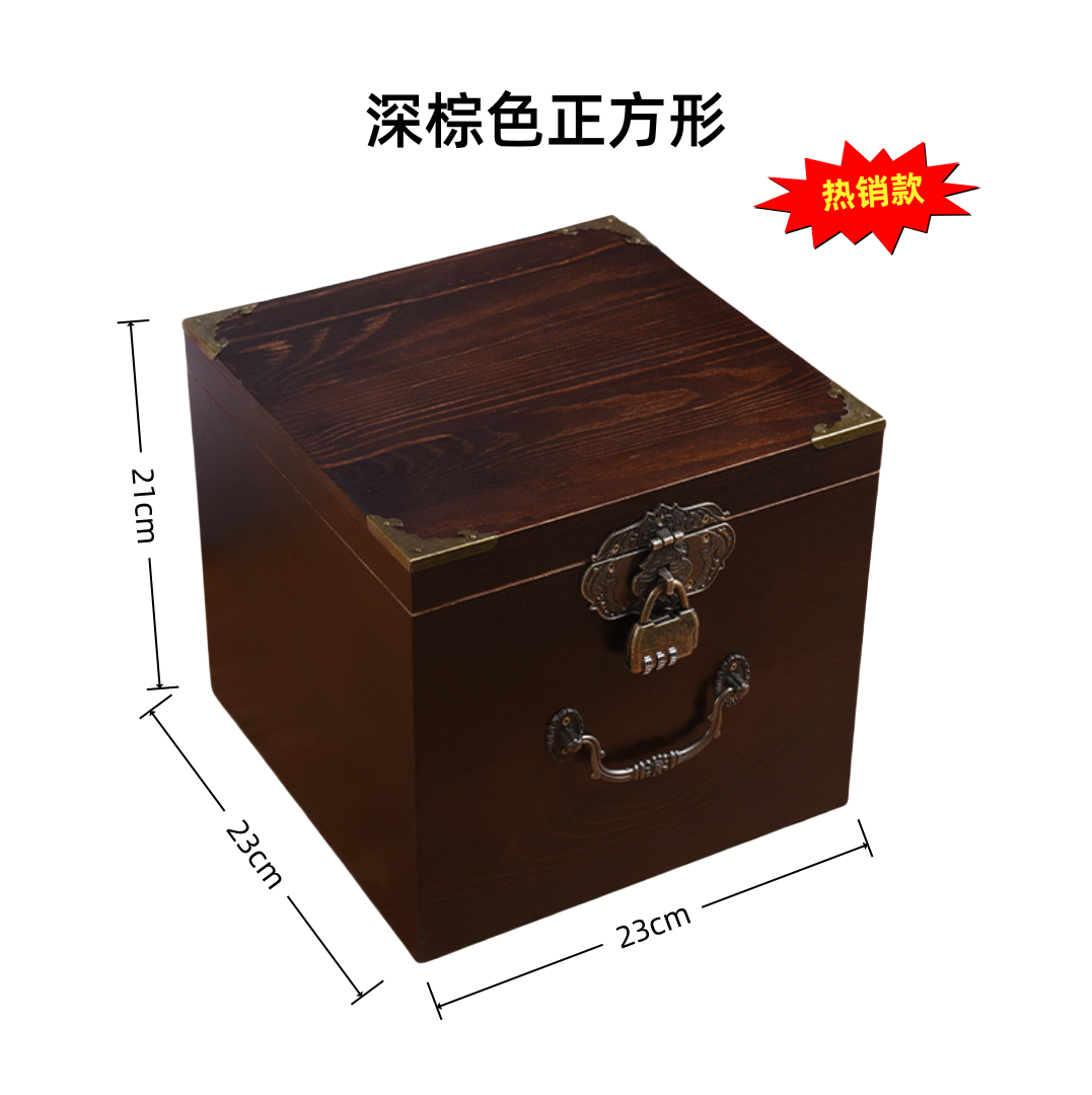 精致松木小木箱 - 图2