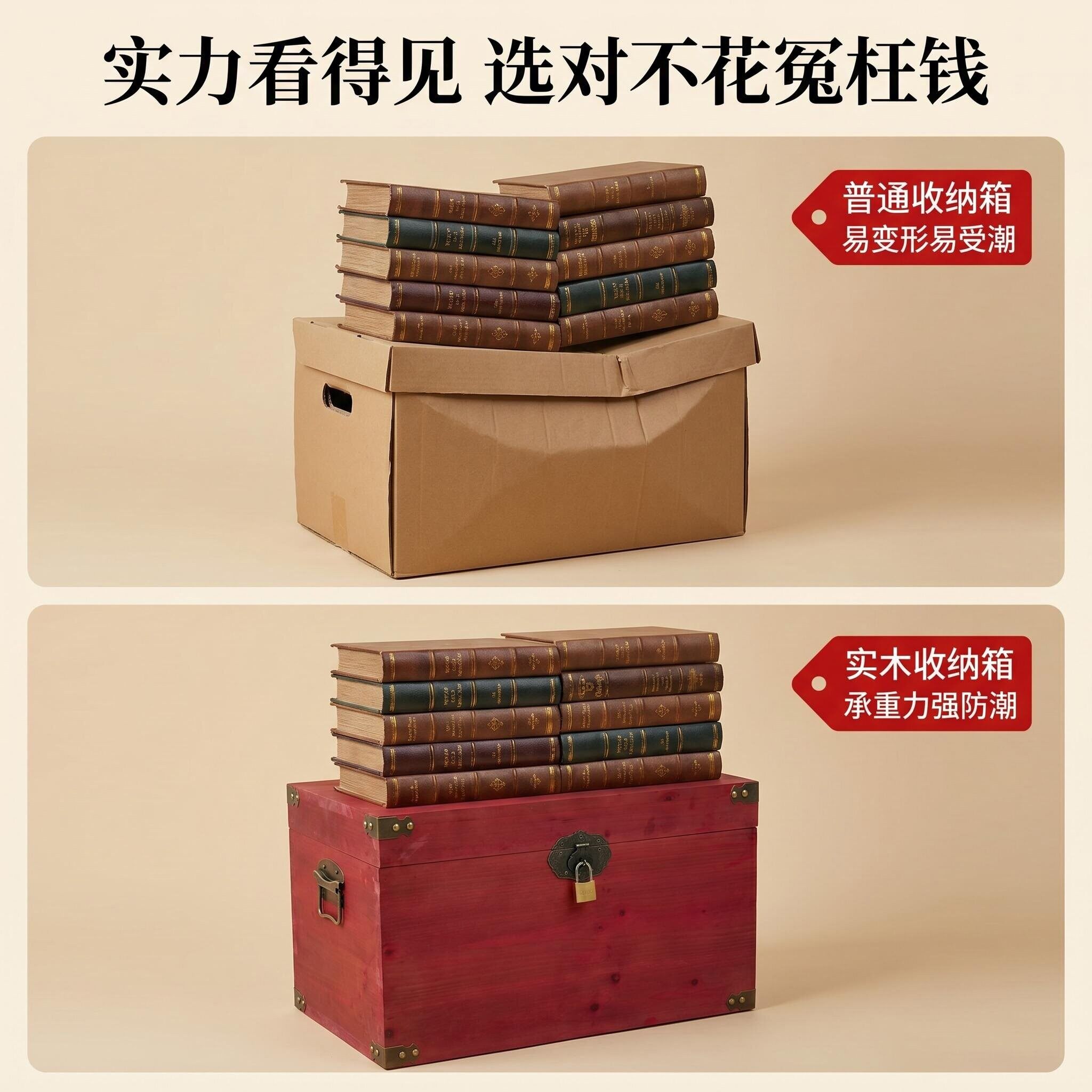 复古红色大木箱 - 图8