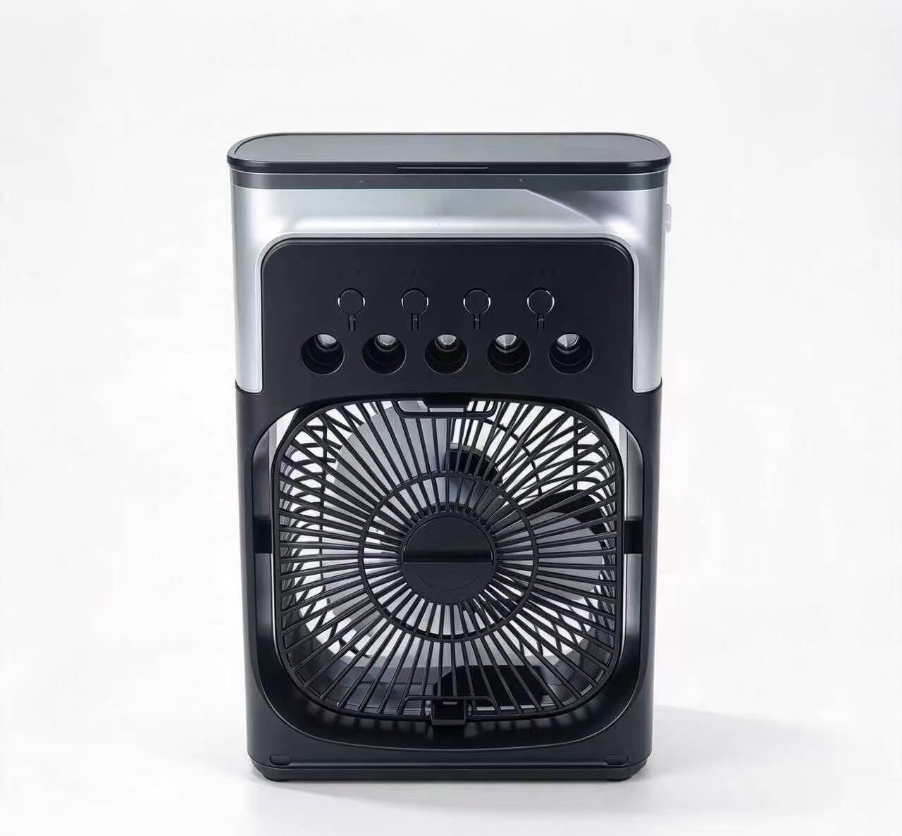 Silver & Black Mist Cooling Fan