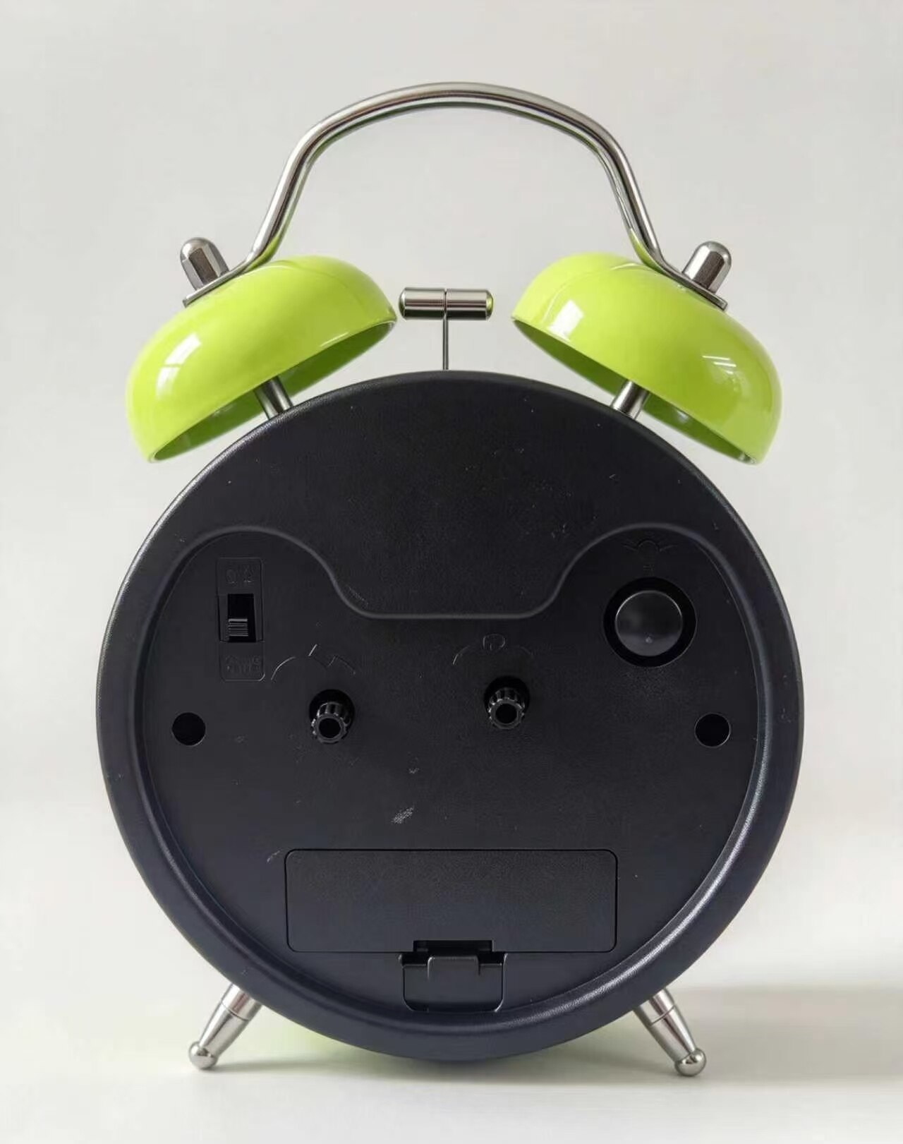 Lime Succulent Double-Bell Clock 5