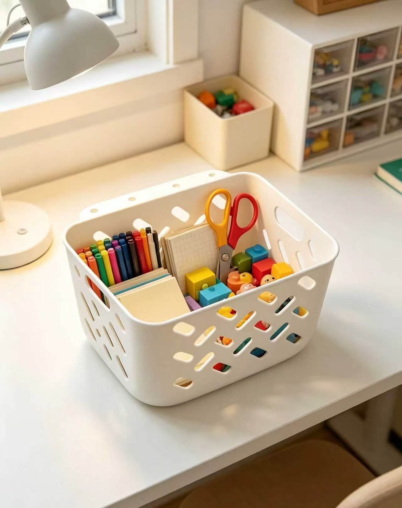 Clear, Breathable, Porous Storage Basket 3