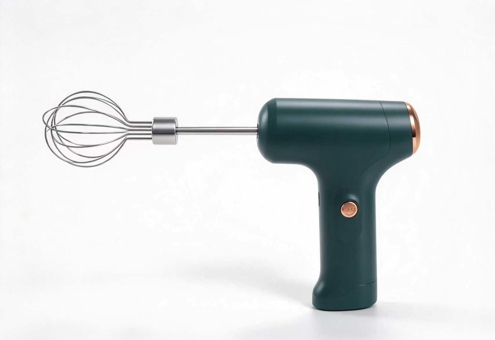 Elegant Motorized Hand Mixer in Dark Green