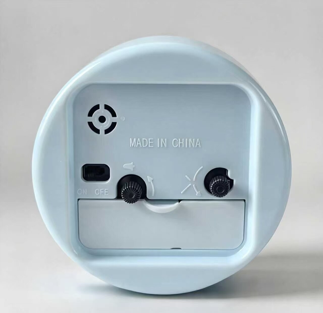 Translucent Succulent Powder Blue Pin Clock 5