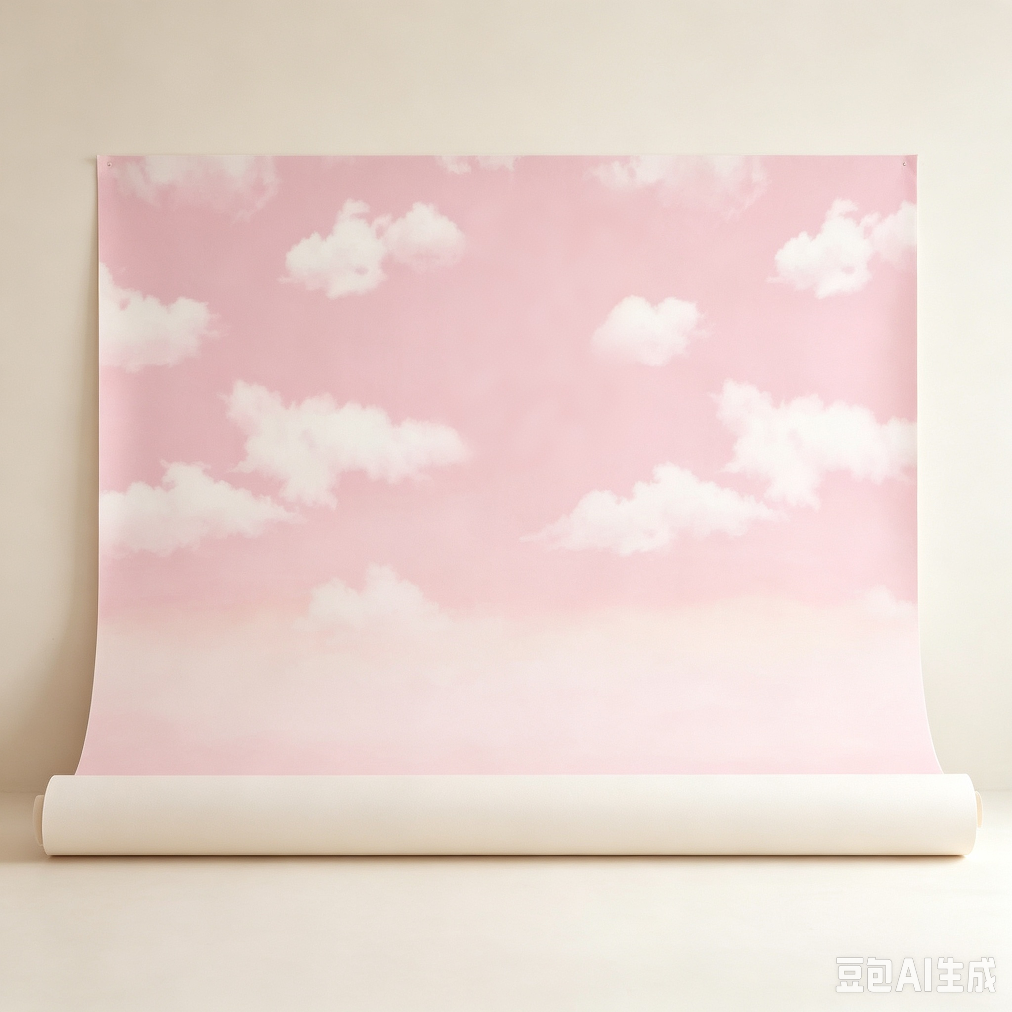 蜜桃晴空墙纸