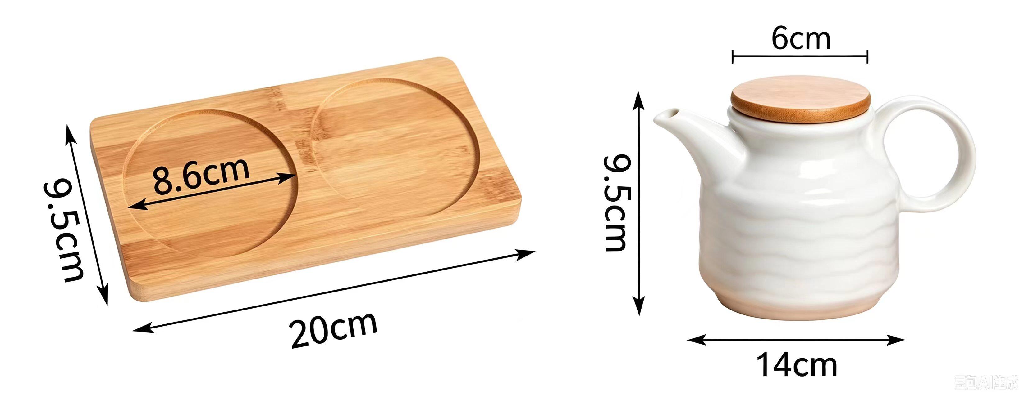 Elegant Oil Tank Ceramic Set 5