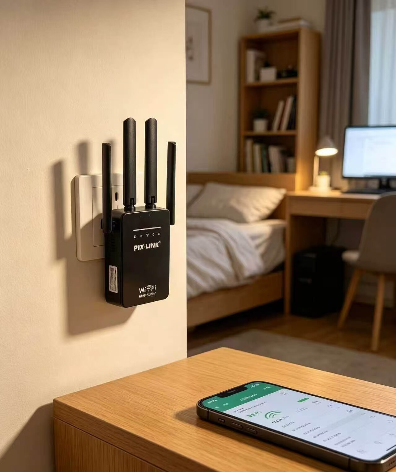 Dual-tone quad-wing extender router 2