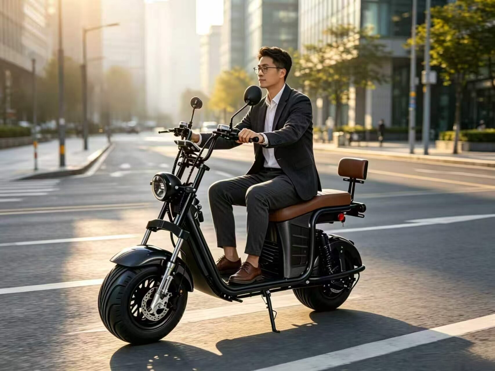 复古巡航宽胎电动车 2