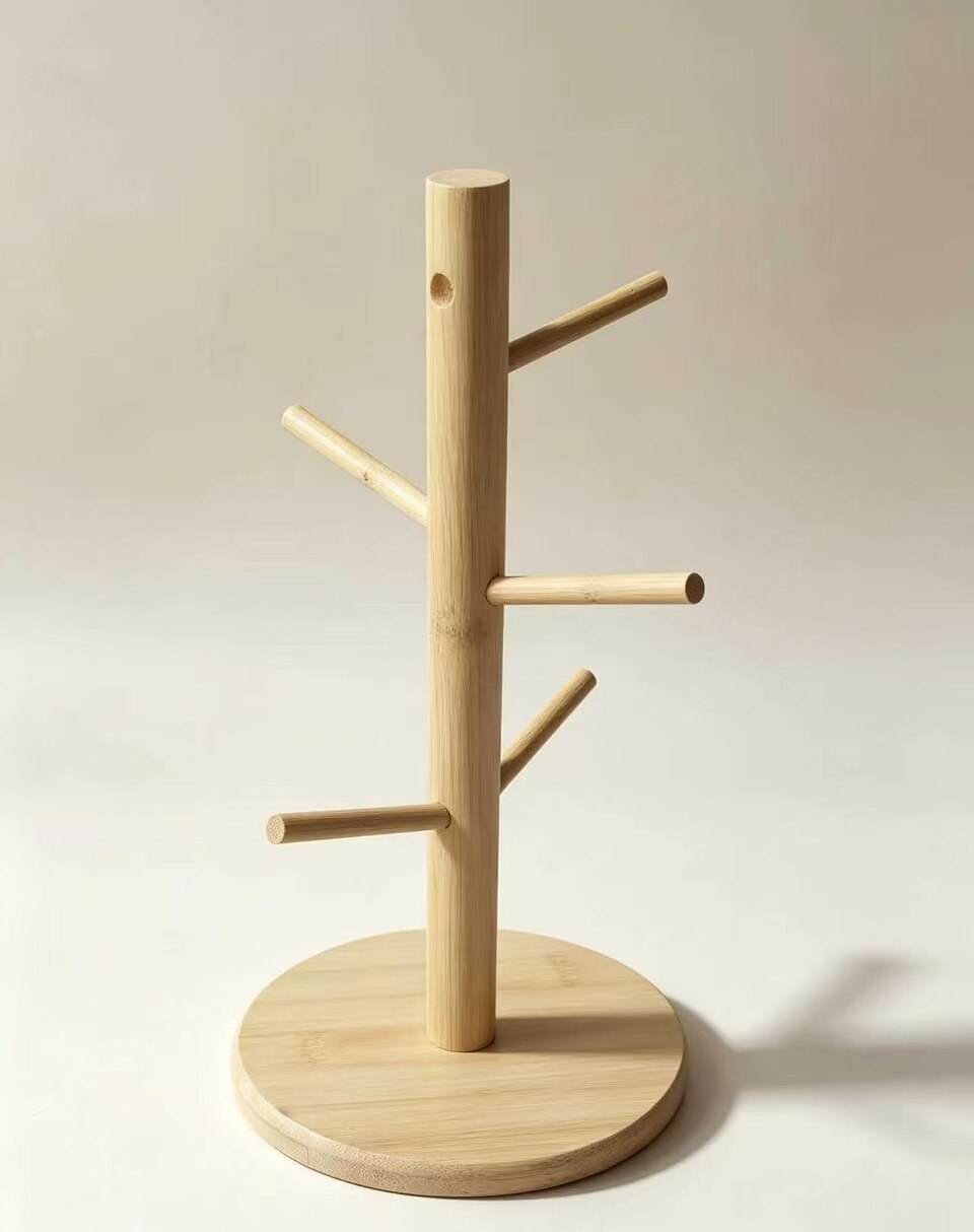 原木枝丫挂饰架