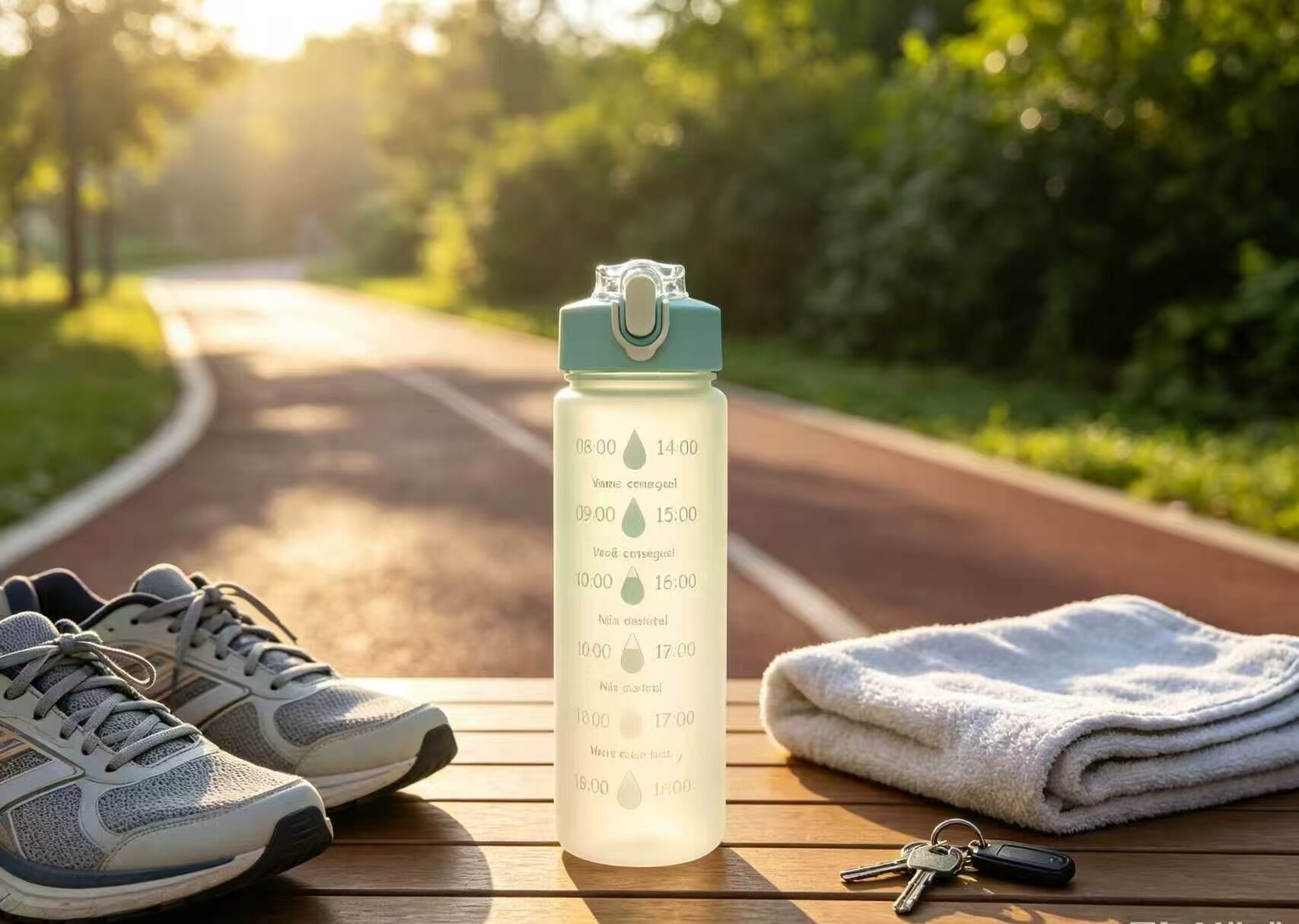 Vitality Time · Motivational Tumbler with Measurement Markings 3