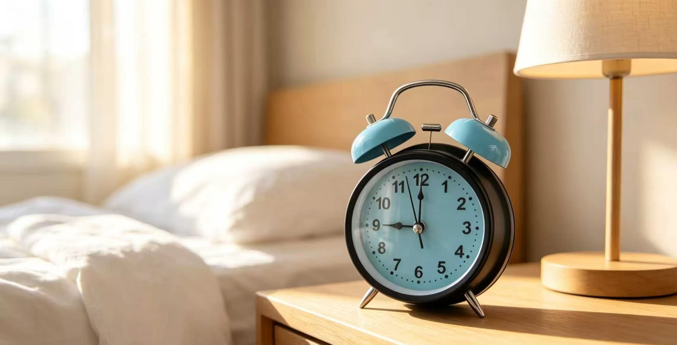 Fresh Blue Tone Double Bell Alarm 2