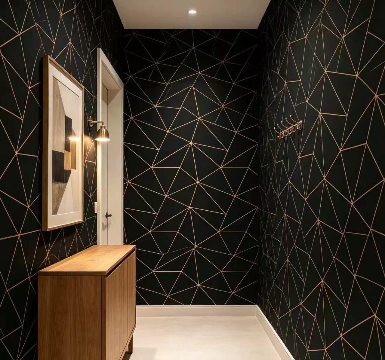 Obsidian Gold Wall Decal 2