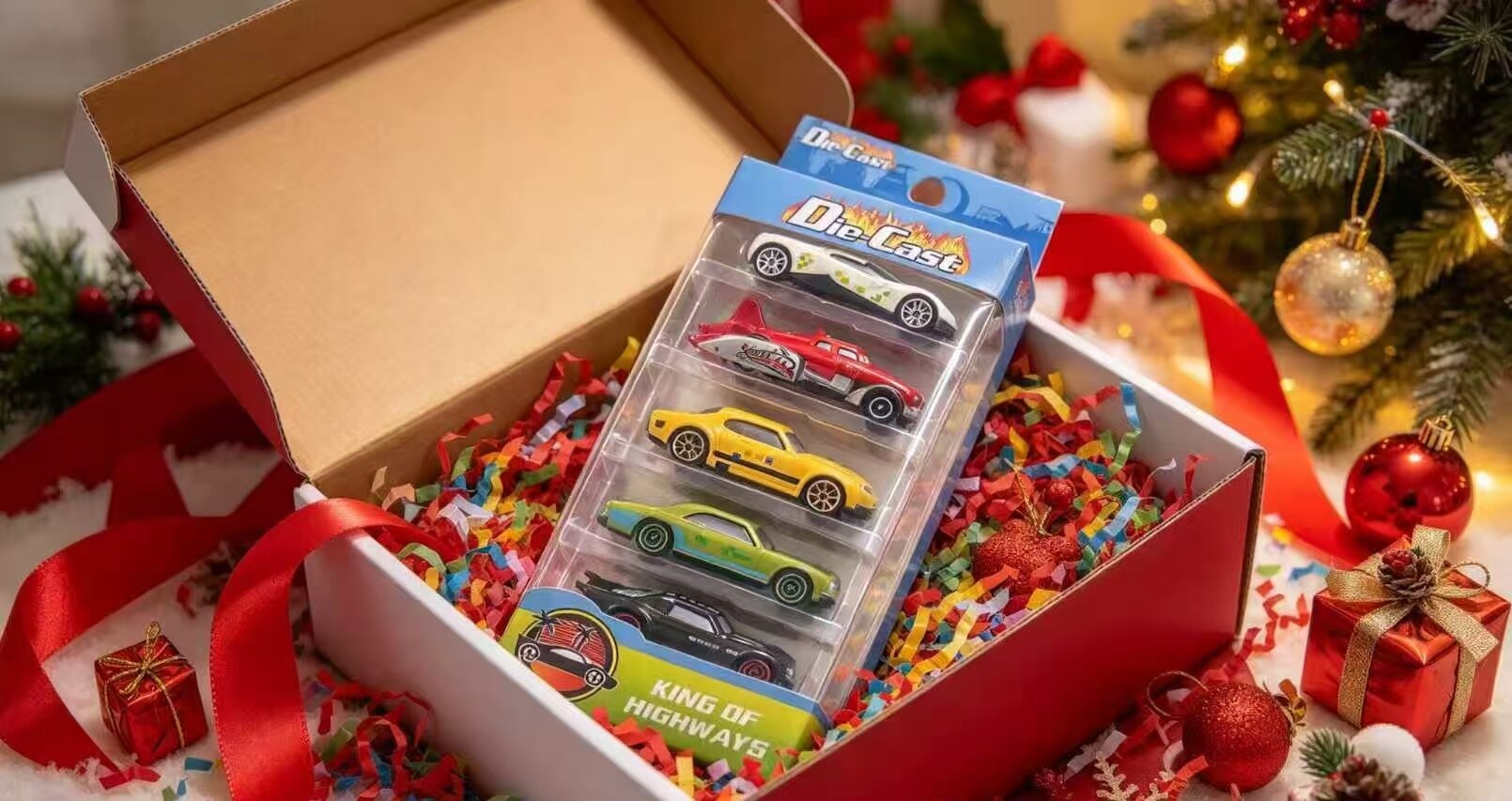 Kids' Alloy Race Car Set 5 - 5