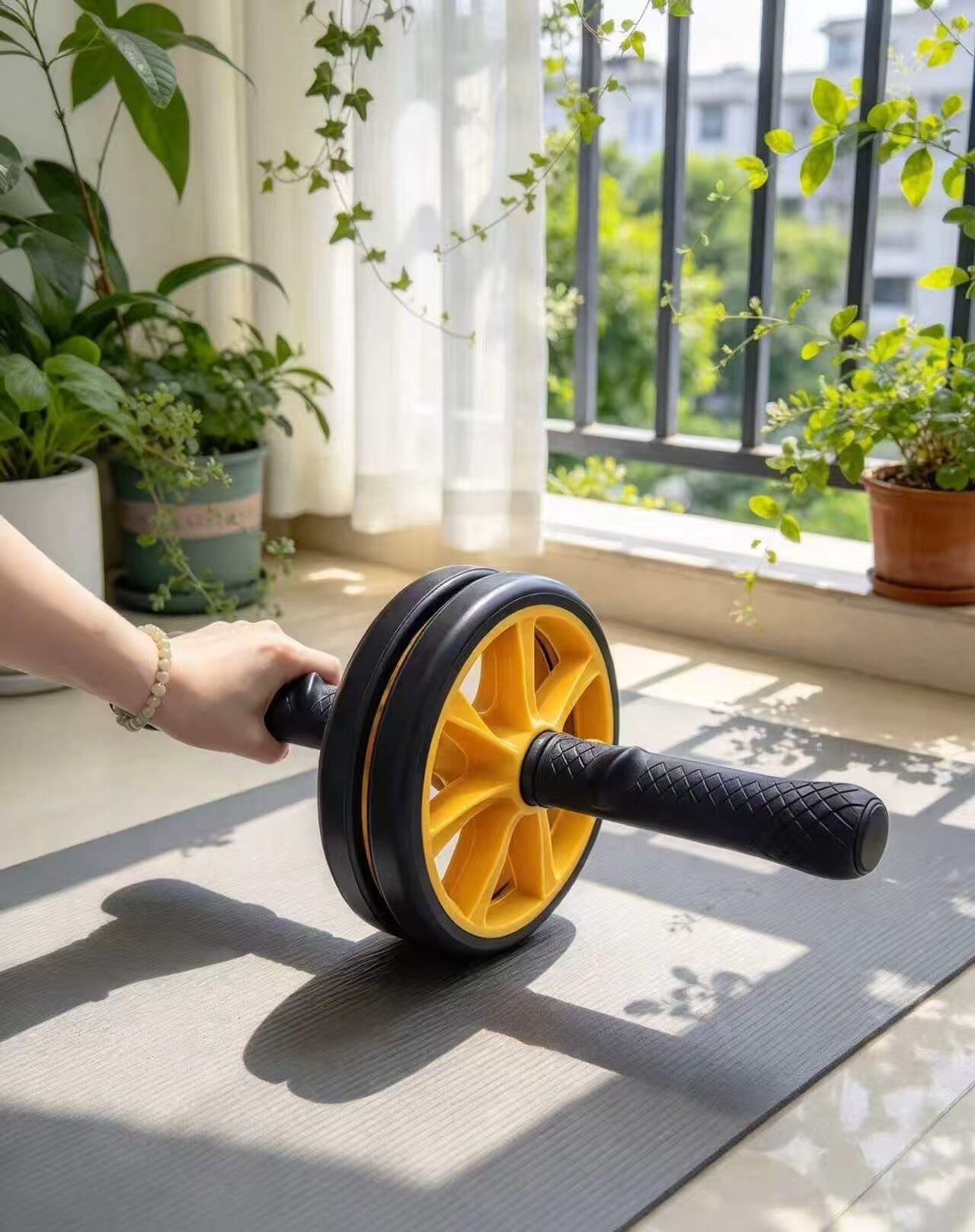 WenYi Yellow Wheel Abdominal Exerciser 4