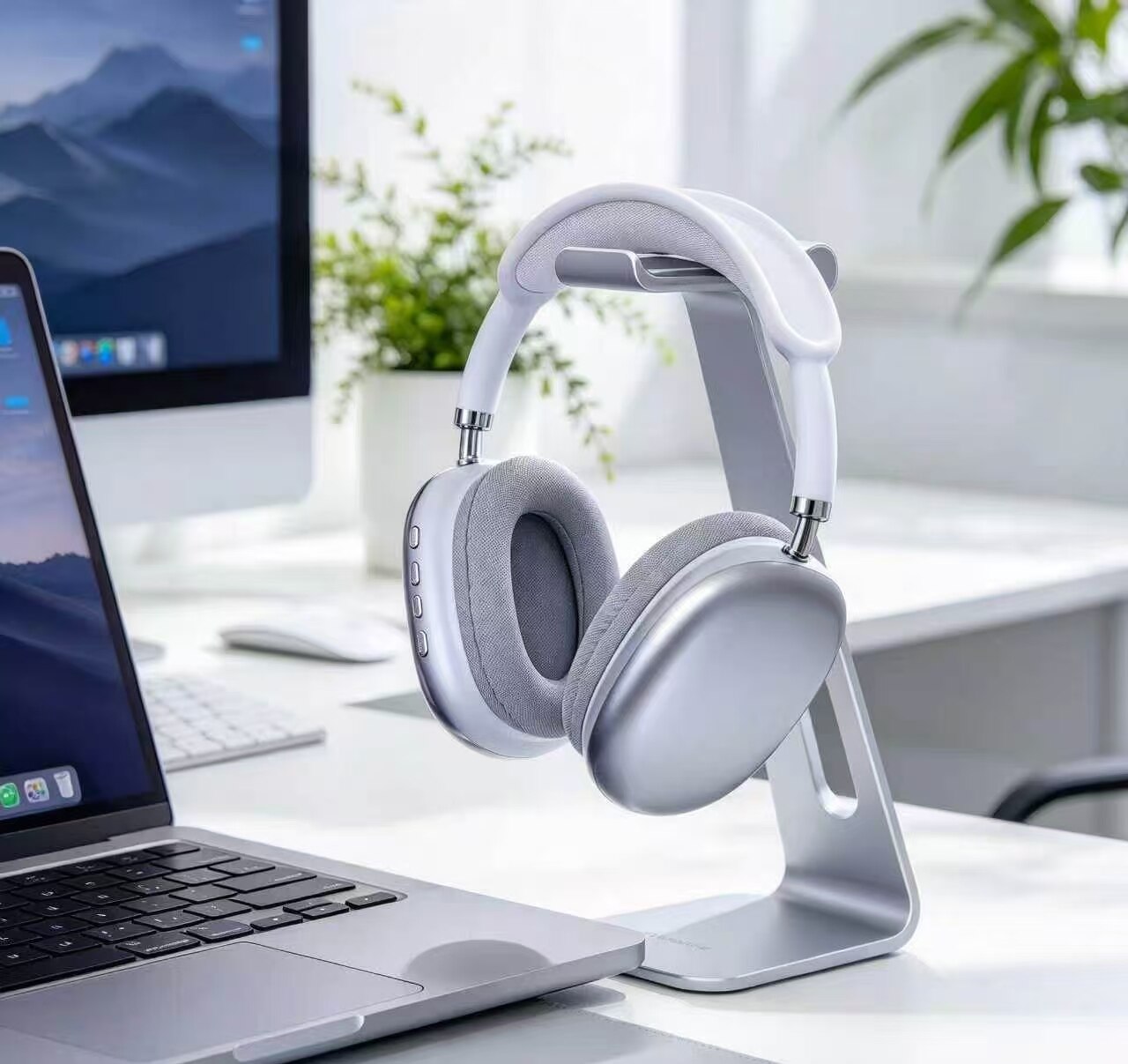 All-Gray Universal Headphones 3