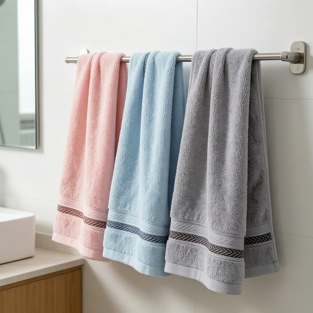 Cotton-Polyester Wheat-Embroidery Towel 2