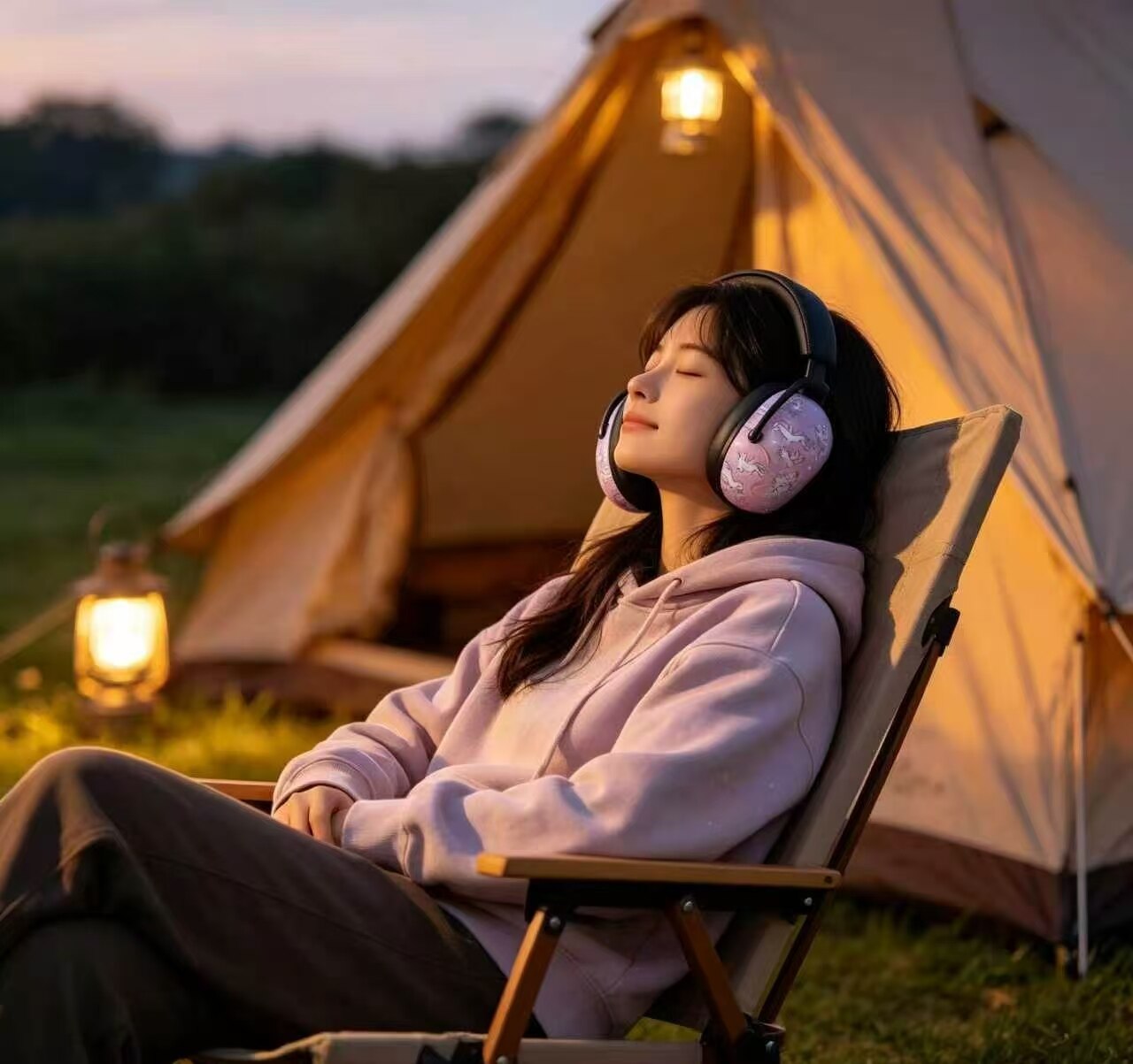 Phantom Purple Star Corner Noise-Canceling Ear Muffs 2