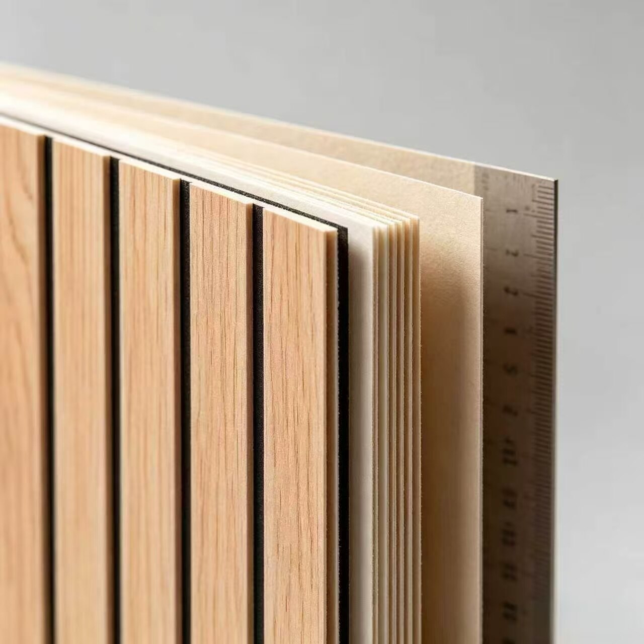Solid Wood Vertical Grain Wallpaper 5