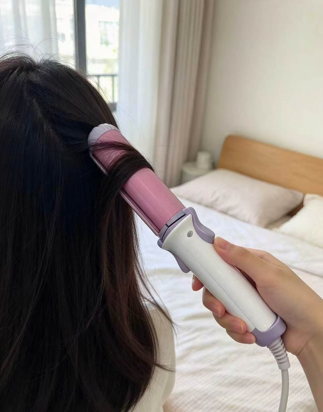 MeowFollicle Portable Hair Straightener with Temperature Control 5