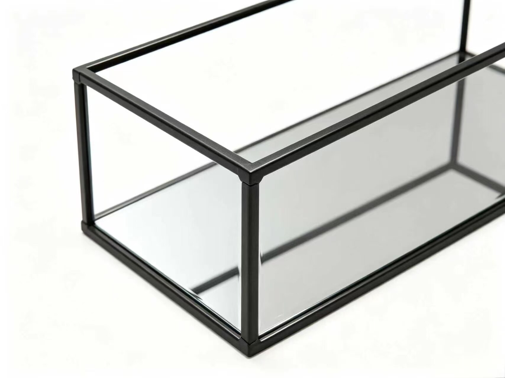 Geometric Square Mirror Tray 4
