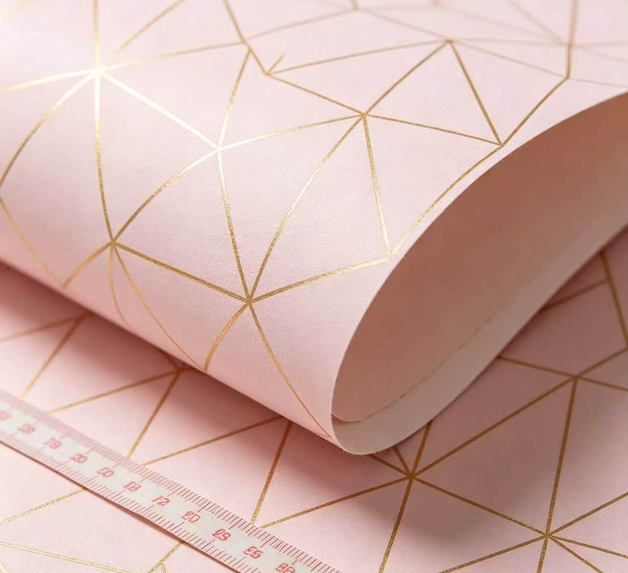 Light French Gold Line Wall Sticker 5