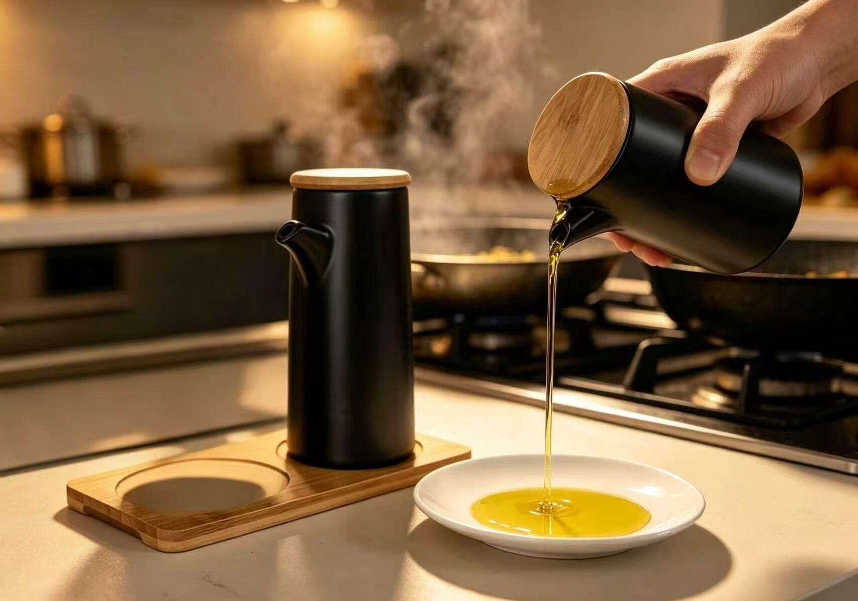 Suhei Dual-Compartment Oil Dispenser 5