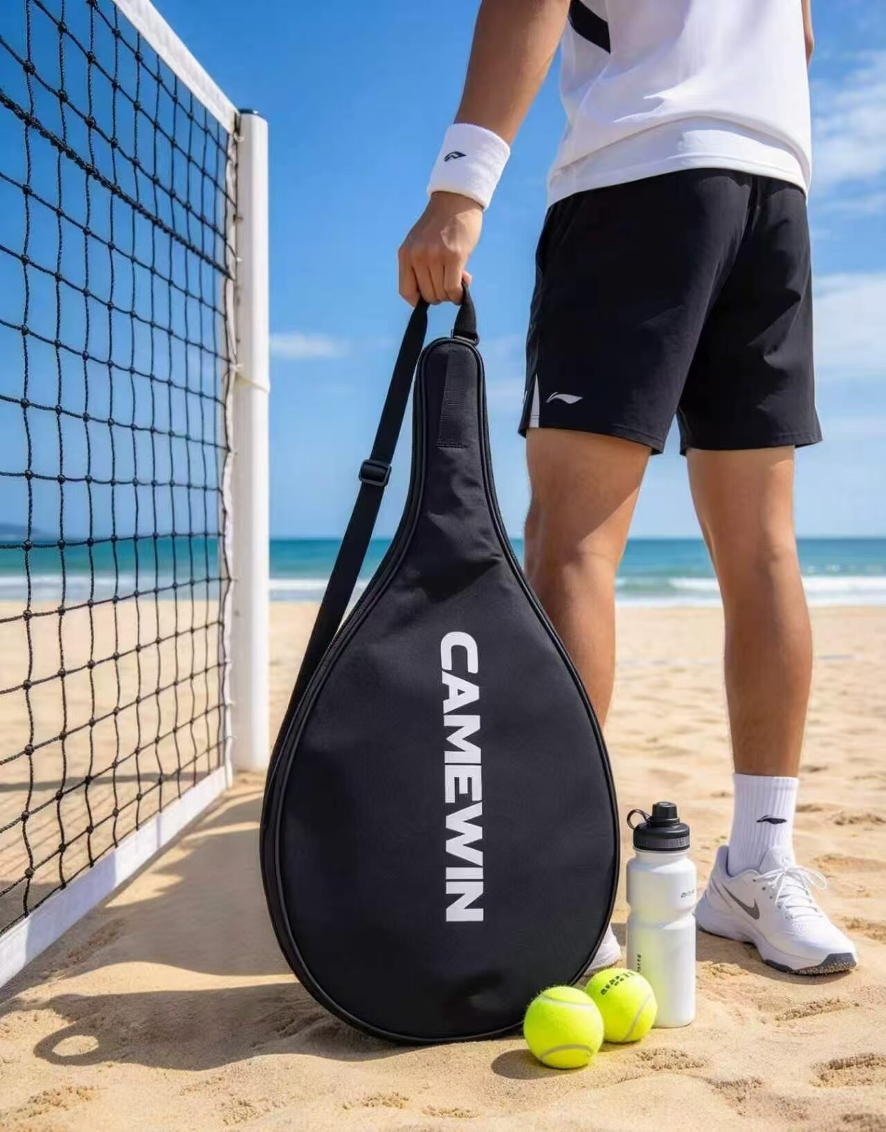 Colorful Swirl Beach Tennis Racket 4