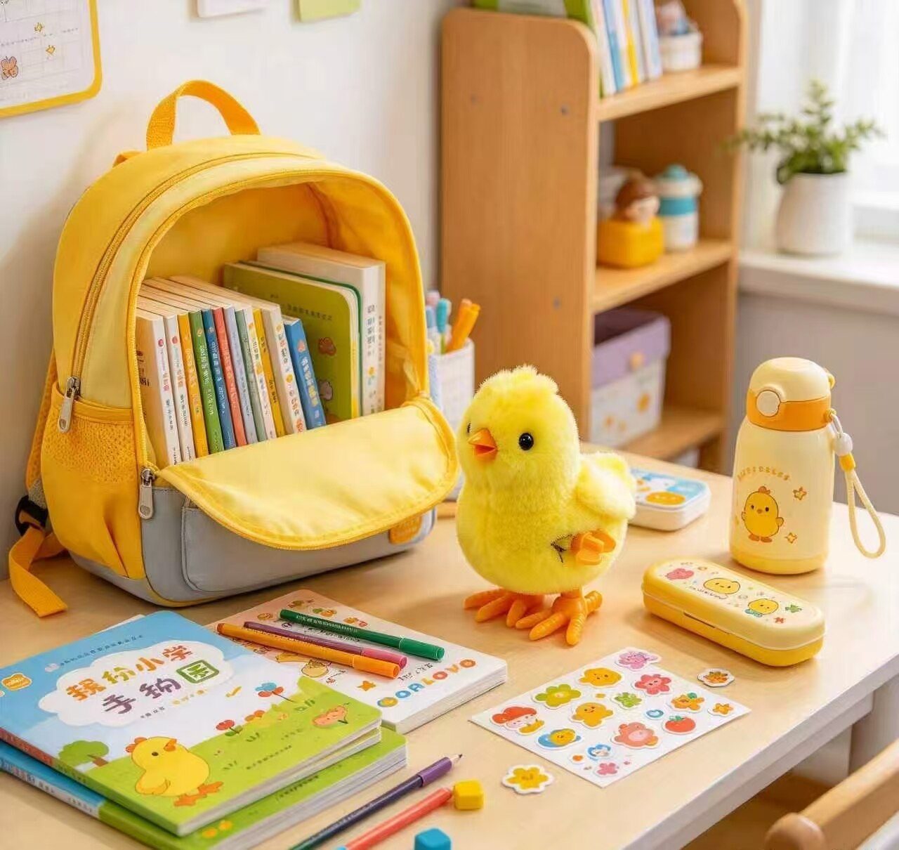 Bouncy Winding Yellow Chick 5