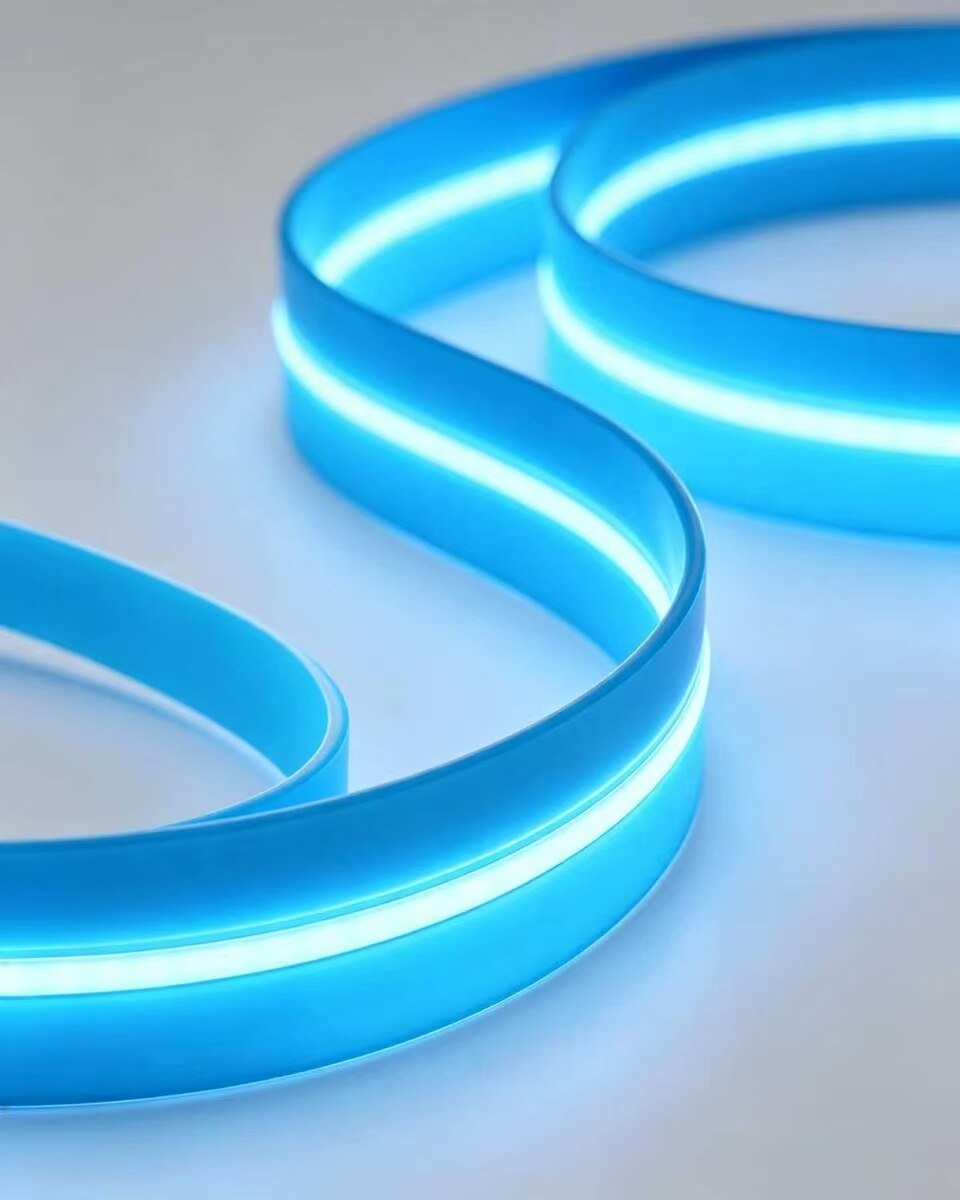 Ice Blue Pure Color Flexible Light Strip 5