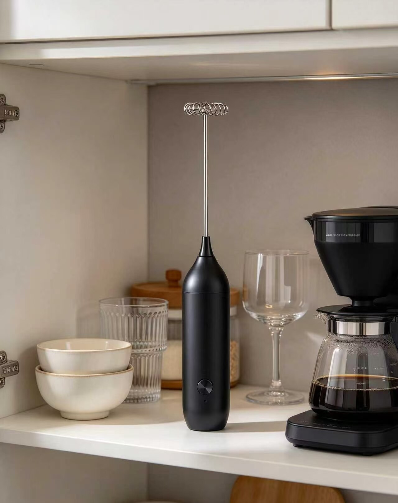 Obsidian Portable Electric Milk Frother 4