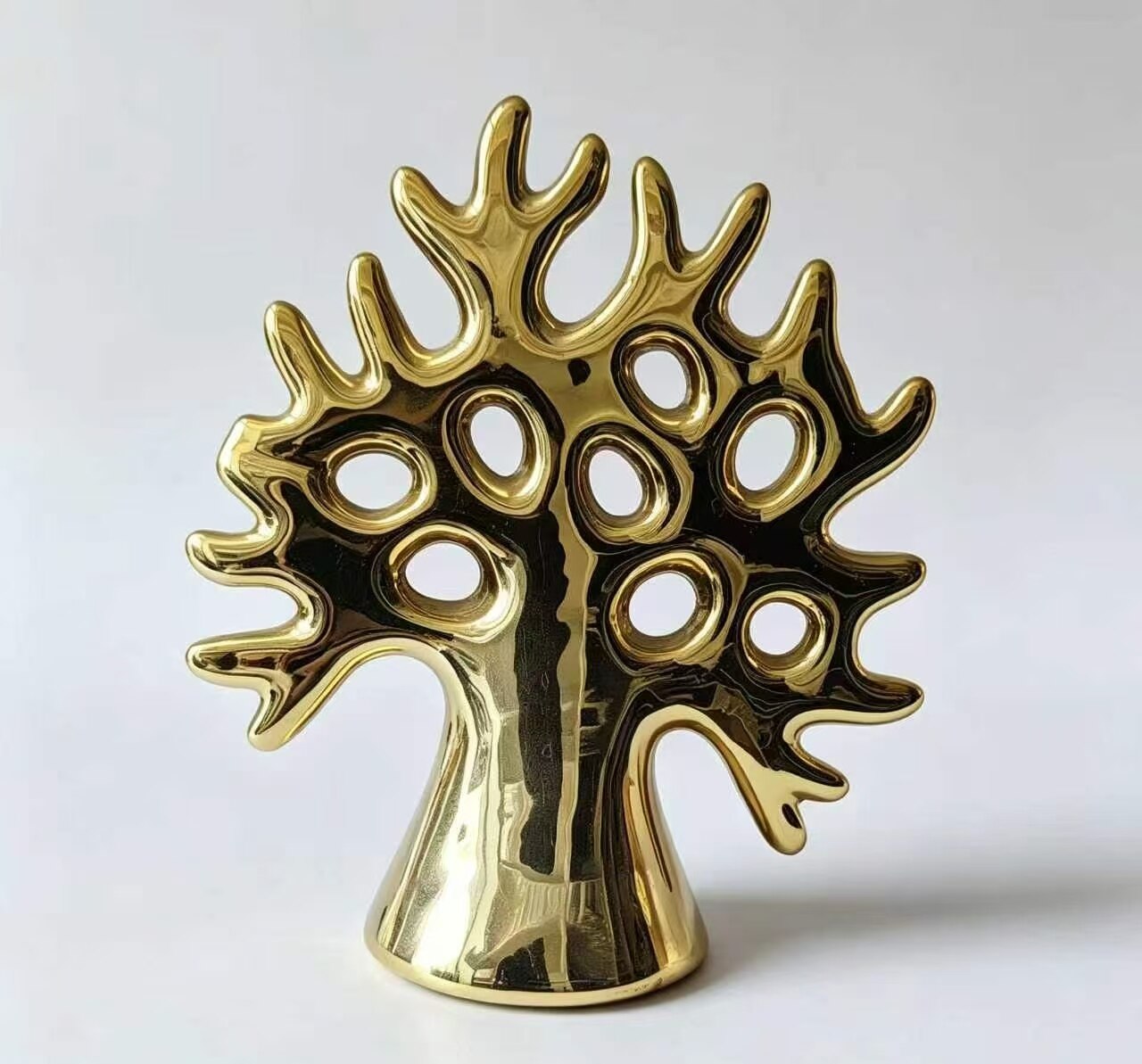 Gilded Golden Life Tree Ornament