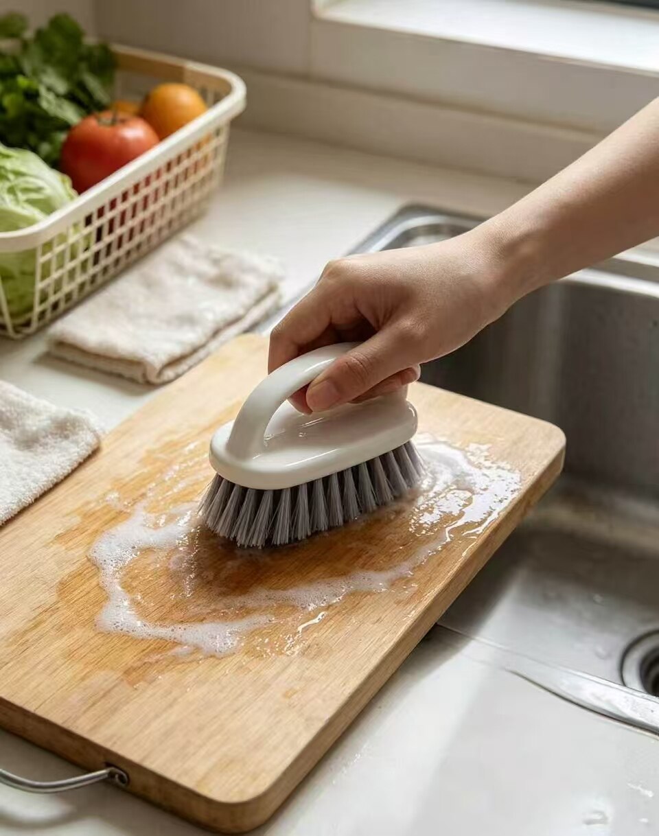 White Arc Gray Silk Multi-Purpose Cleaning Brush 5