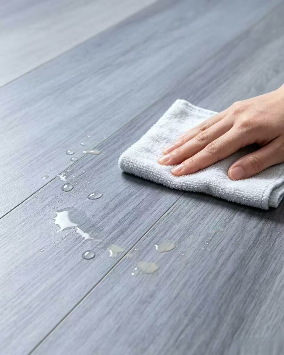 Self-adhesive wood-grain floor tiles - Cool Gray 4