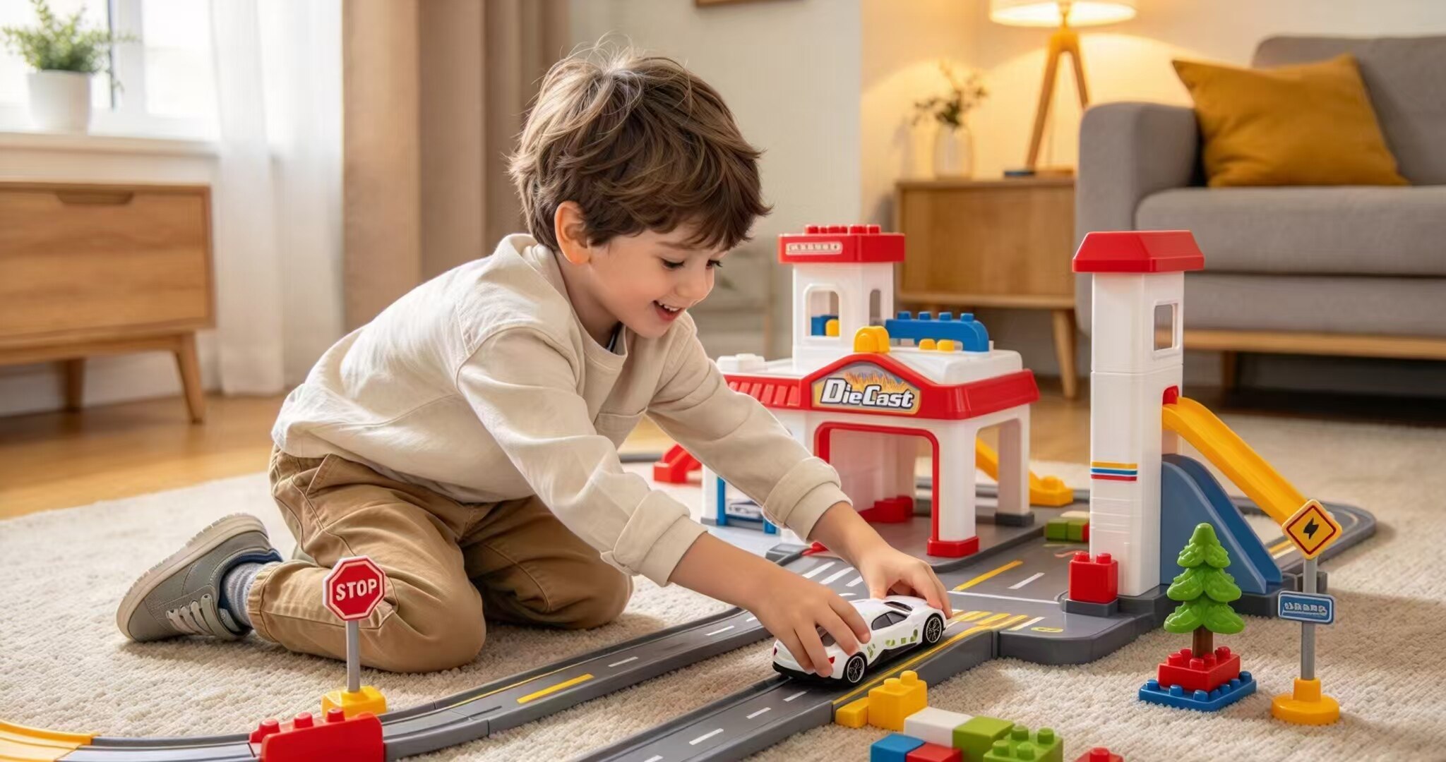 Children's Alloy Car Set 5-Piece 4
